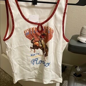 Forever 21 Wild West Graphic Tank Top